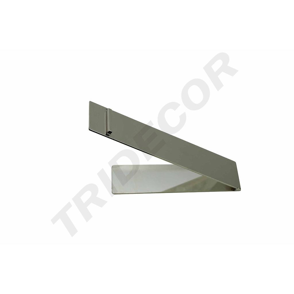 Rectangular Steel Shoe Display Stand for Stores 12X19.5X5cm