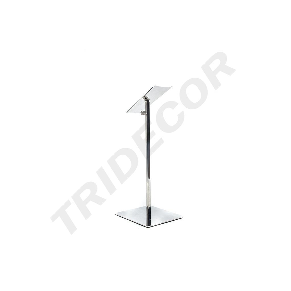 Rectangular and Adjustable Shoe Display Stand for Stores