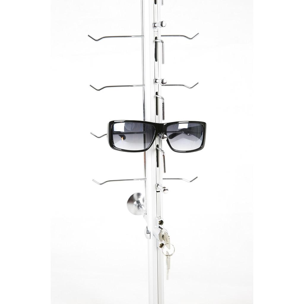 Expositor De 16 GAFAS Con Cerradura Para Pared 145X16Cm 10 Unidades/Caja