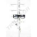 Expositor De 16 GAFAS Con Cerradura Para Pared 145X16Cm 10 Unidades/Caja