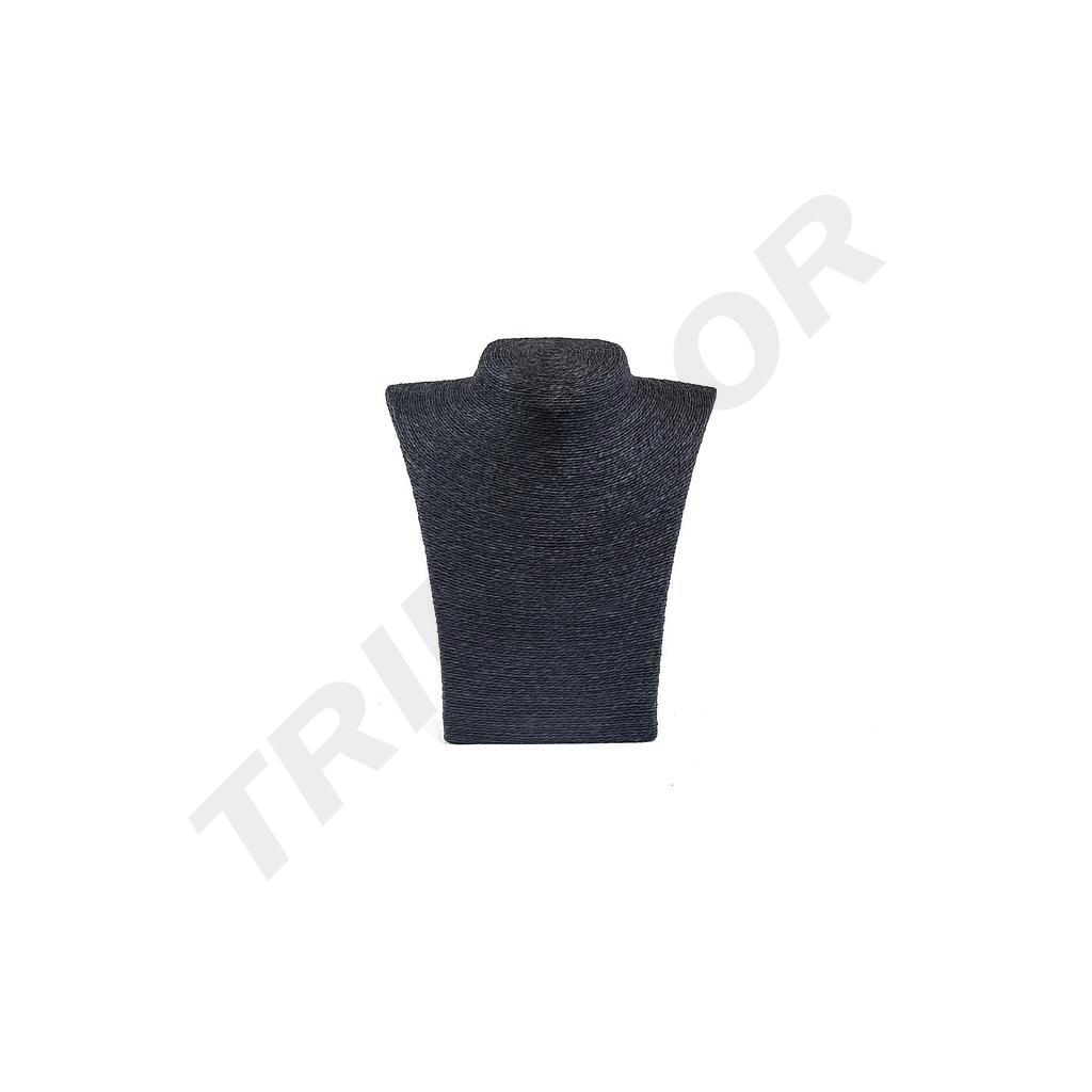 Expositor de Collar de Cuerda Negra