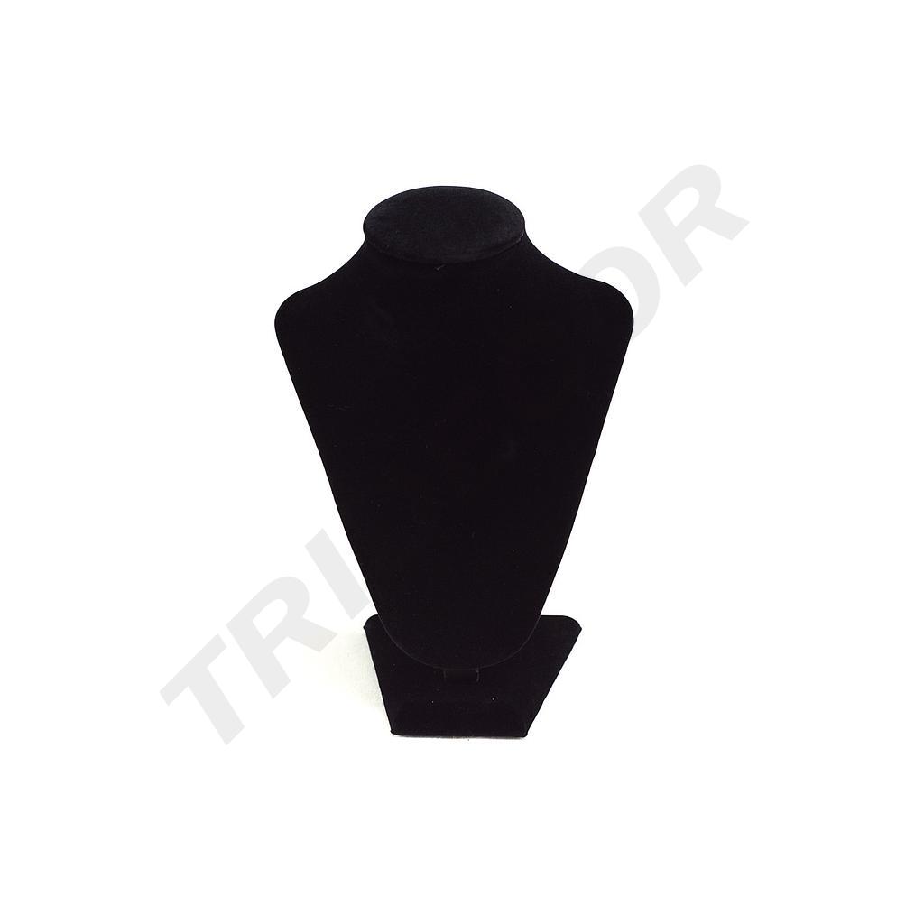 Expositor de Collar de Terciopelo Negro