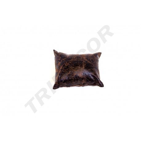 棕色合成革手链垫