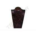 Small Brown Leatherette Necklace Display Stand