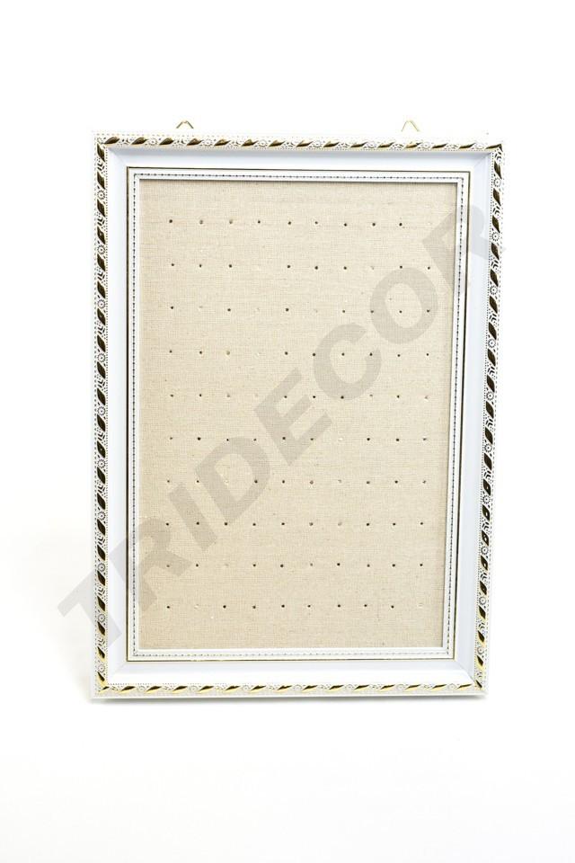 Beige Linen Earring Frame 30X40cm