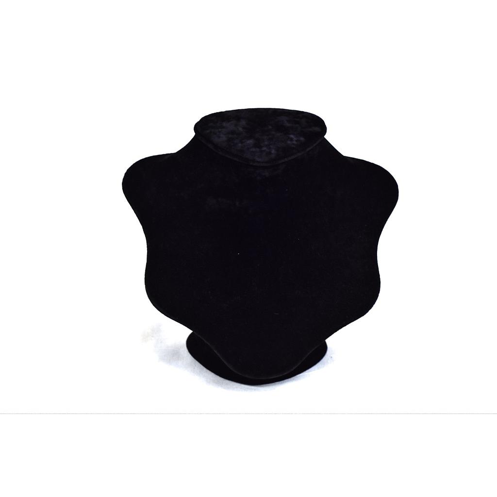 Grand présentoir pour collier en velours noir