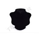 Großer schwarzer Samt Halskettenständer