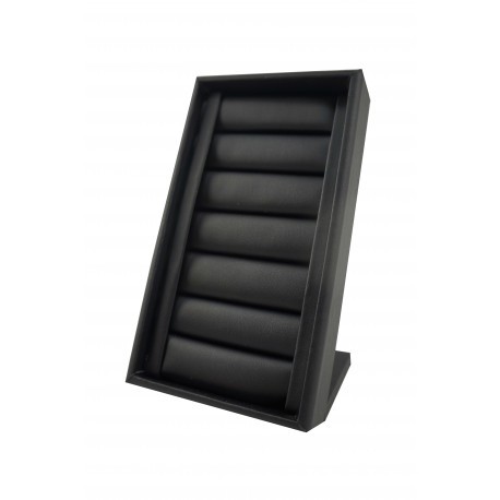 Black Leatherette Ring Display Stand