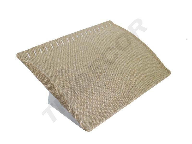 厚亚麻展示手链 18 钉 Expositor Lino Grueso para Pulseras 18 Pinchos