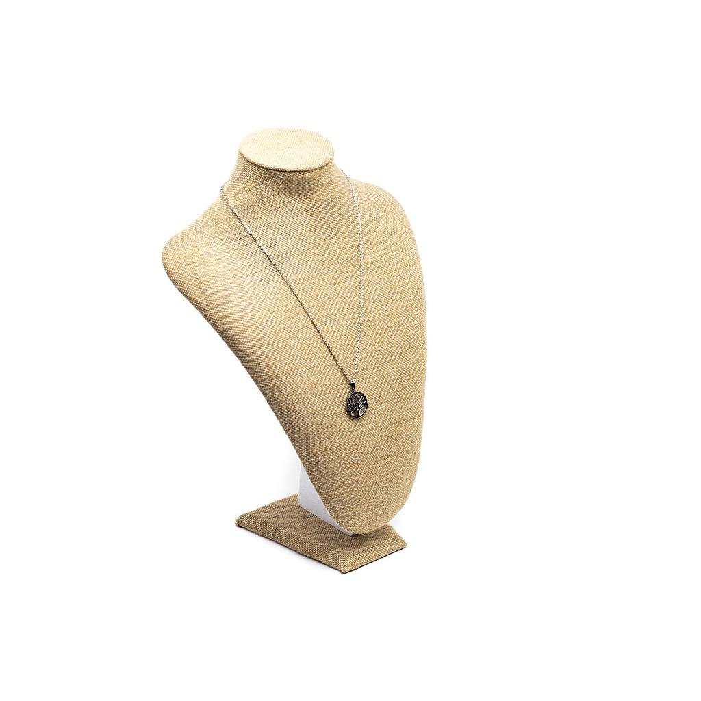 Thick Linen Necklace Display 27X13X35cm