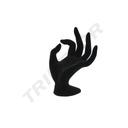 Black Velvet Hand Shaped Ring Display Stand