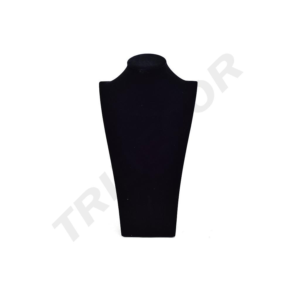 Expositor de Collar de Terciopelo Negro