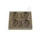 Bandeja para Pulseras de Lino Marrón