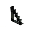 Black Methacrylate Ladder Display 5 Heights