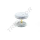Velvet Jewelry Table Gray Color 8X8X7cm