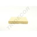 Base quadrata rivestita di corda beige