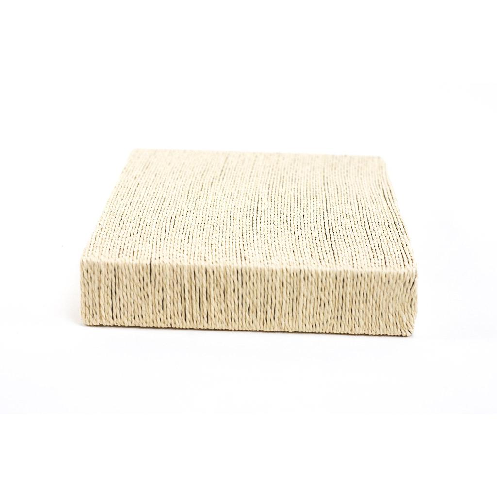 Base recouverte de corde beige