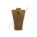 Auslage für Halskettenpaar mit braunem Seil überzogen