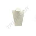 Expositor de Collares de Lino Beige 21.5X15X9cm