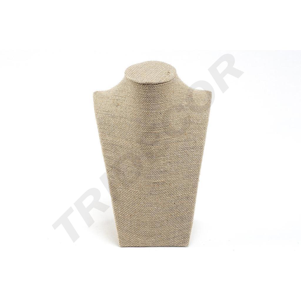 Thick Linen Necklace Display 21.5X15X9cm