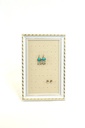 Small Beige Linen Earring Frame 25X30cm