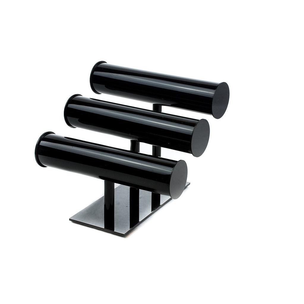 Black Acrylic Display Stand for Bracelets