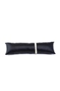 Black Synthetic Leather Bracelet Pad