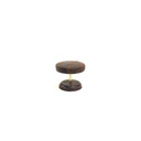 Brown Leatherette Jewelry Table