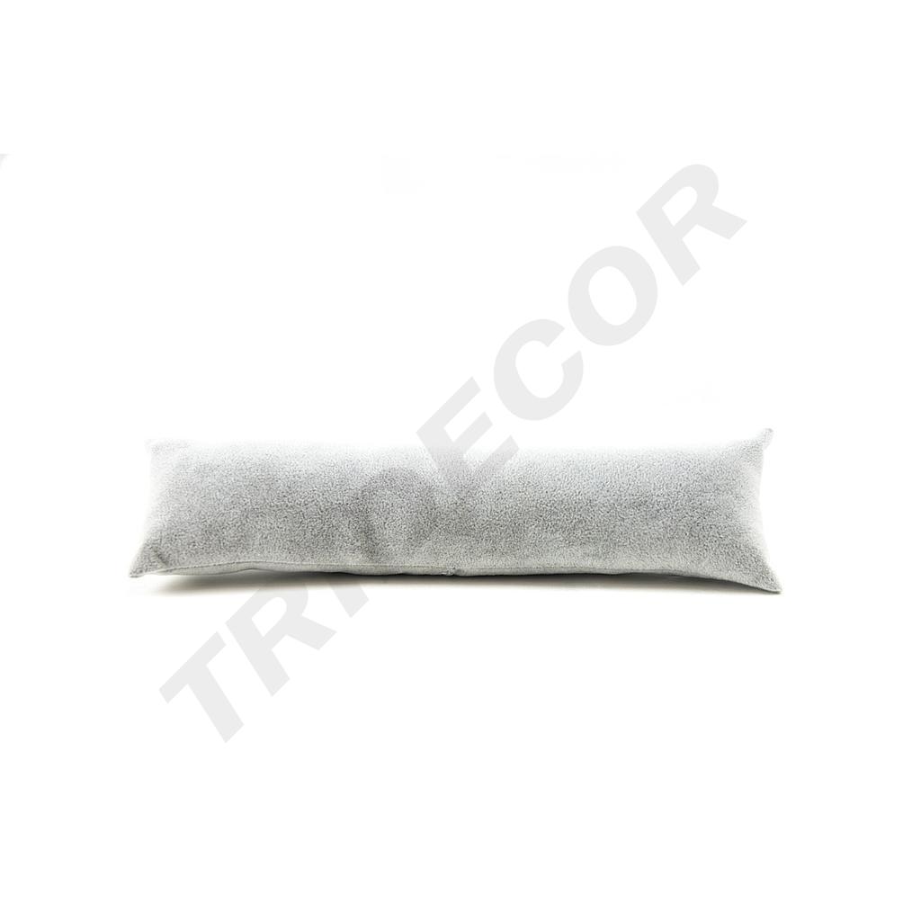 灰色天鹅绒手链垫 Almohadilla para pulseras, terciopelo gris, 28X8X6 CM