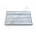 Plateau pour bagues en velours gris 35X24X3 CM