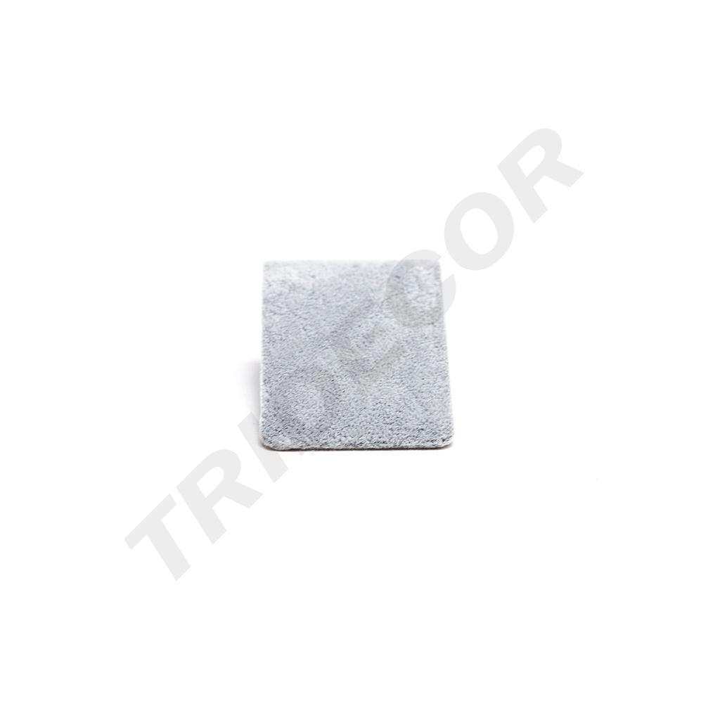 灰色天鹅绒耳环底座 7X5X3 厘米