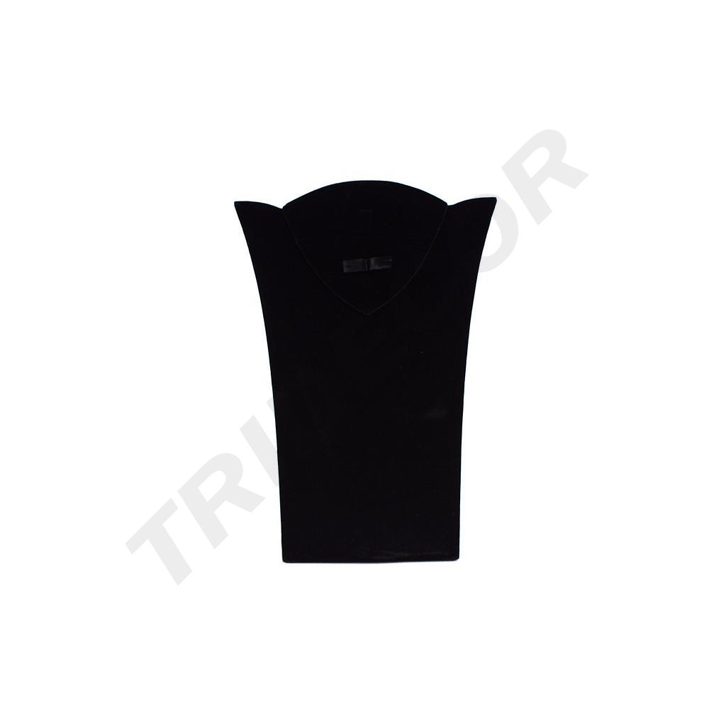 Stand de bijuterii din catifea neagră