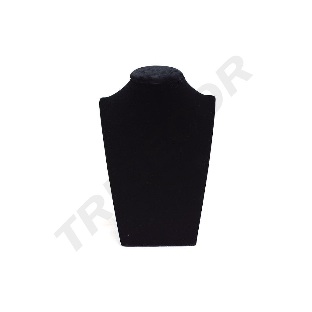 Présentoir à collier en velours noir