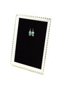 Cadre pour Boucles d'Oreilles en Velours Noir 30X40cm