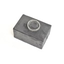 Gray Velvet Jewelry Rectangle