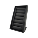 Black Leatherette Ring Display Stand