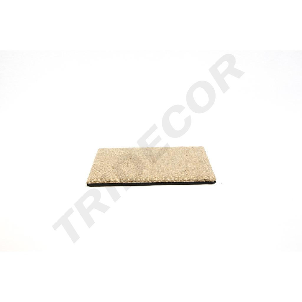 Wendbare dicke Leinen- oder schwarze Kunstlederbasis für Schmuckausstellung