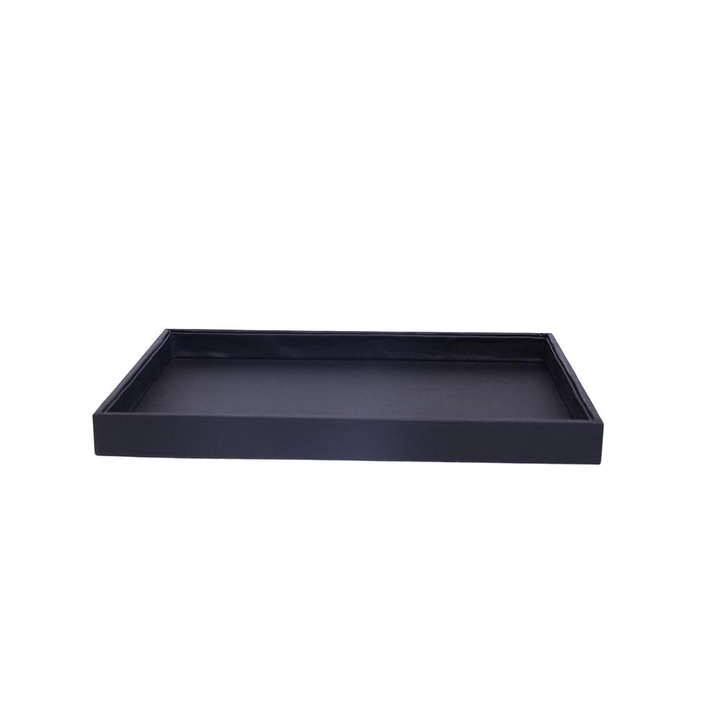 Black leatherette jewelry display tray 24X3X35