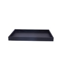 Black leatherette jewelry display tray 24X3X35