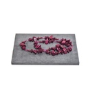 Dark Gray Velvet Jewelry Display Base 28X18X1.5 CM