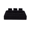 Black Velvet Jewelry Display Tray 3X16X19CM