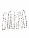 各种颜色的金属链条 Cadenas metálicas en varios colores 1.10 CM
