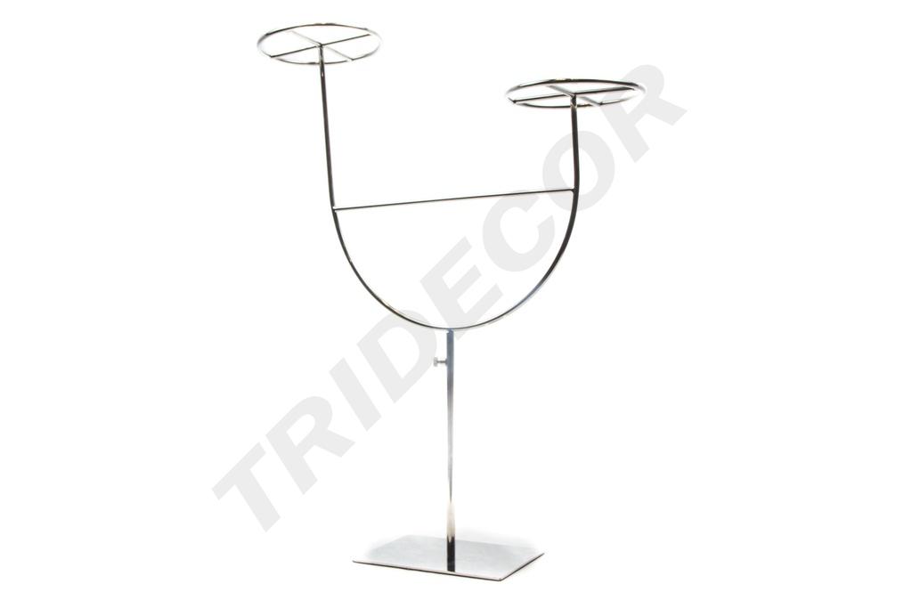 Adjustable Steel Hat Display Stand 2 Units