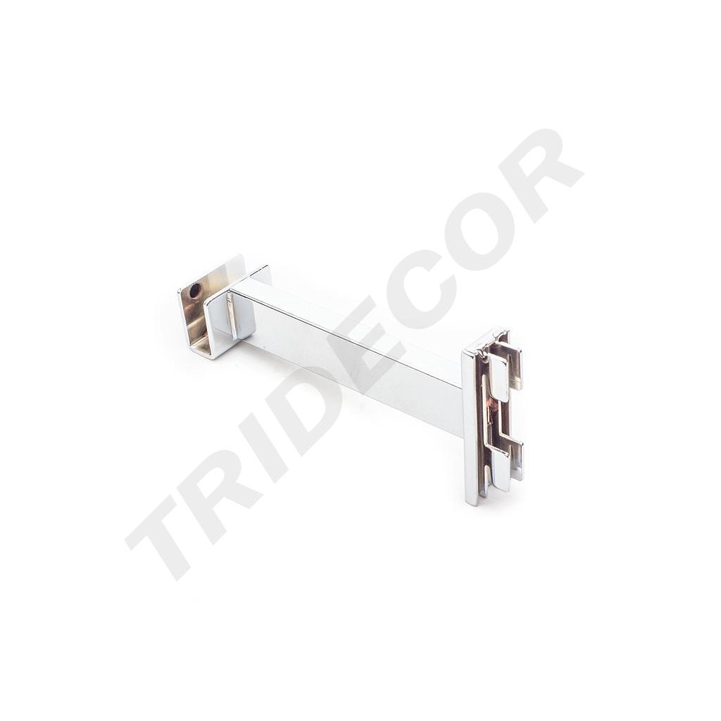 Suport tubular rectangular pentru sistemul cu fermoar 15cm