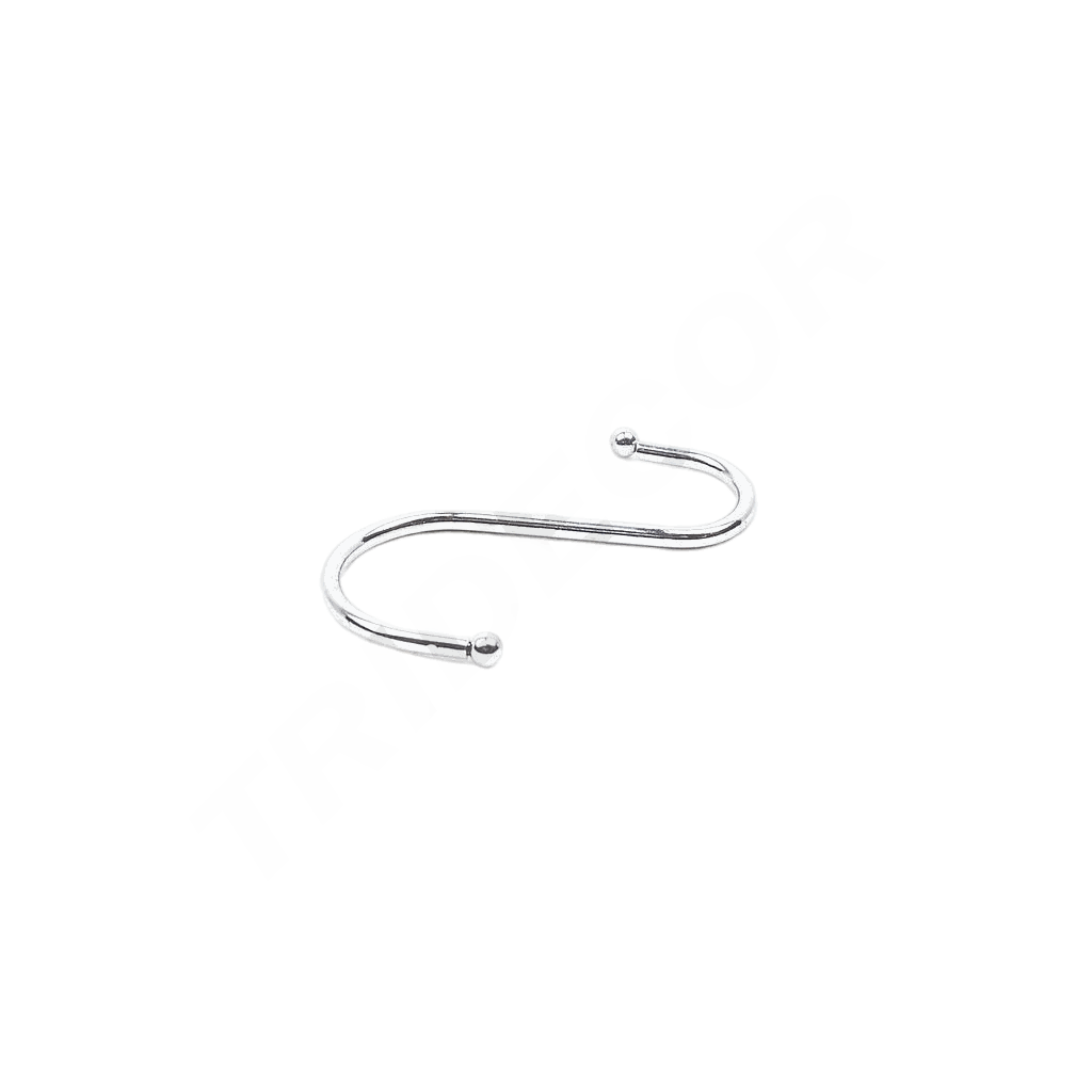 中号电镀S 钩 Gancho Cromado de Forma S Mediano 500/caja