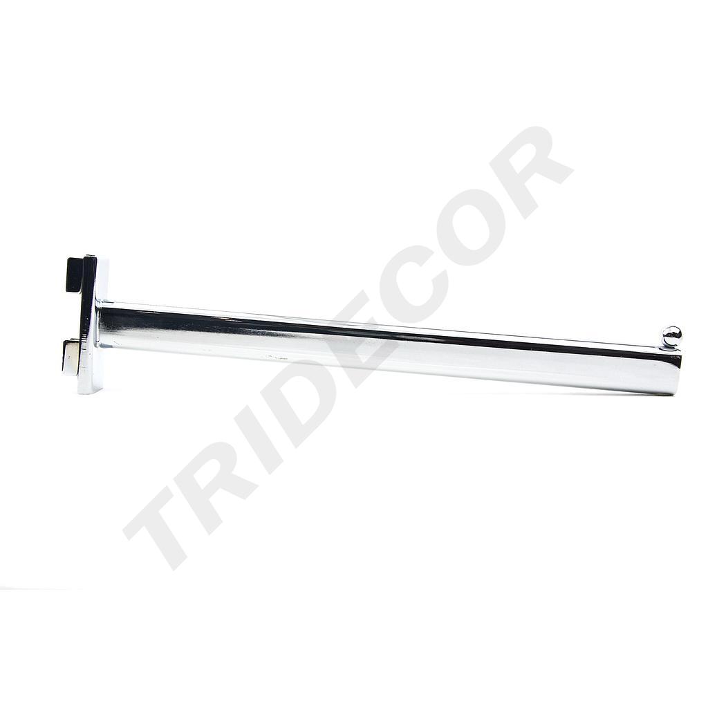 双鱼尾椭圆电镀一珠 Colgador Recto Con 1 Bola para Sistema de Cremallera 35cm