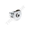 直径50mm电镀圆管可调节底座tubo de base cromado ajustable de 50mm