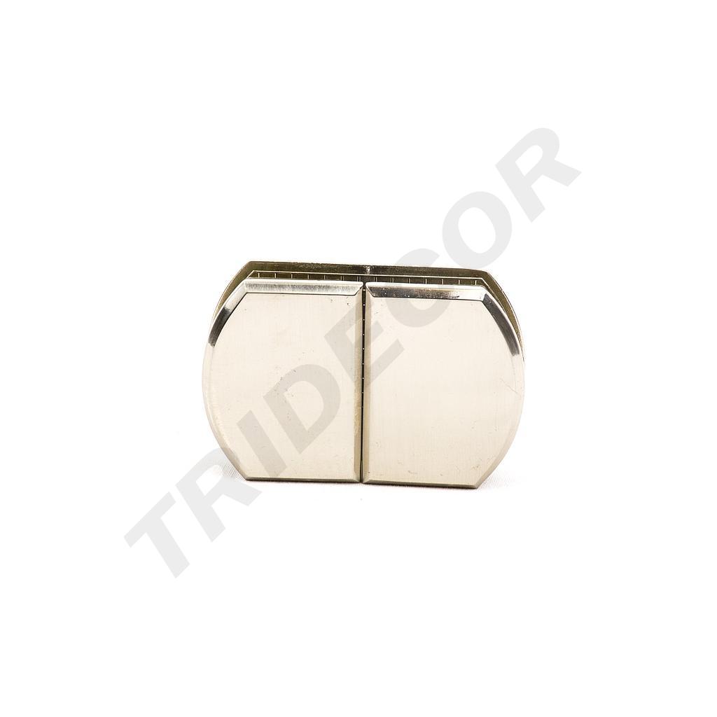 Pieza De Acero Para Unir Vidrio