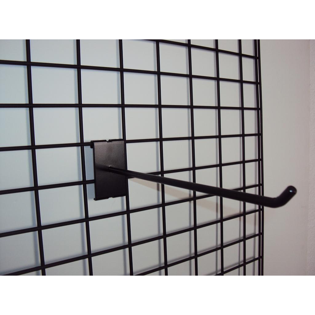 Black Metal Mesh Double Margin 90X180cm