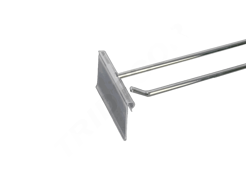 Gancho Grueso Con Soporte De Precio Para Valla/Malla 35 Cm 10 Mm